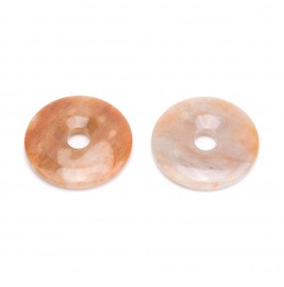 Jade Topaze Pendentif Donuts