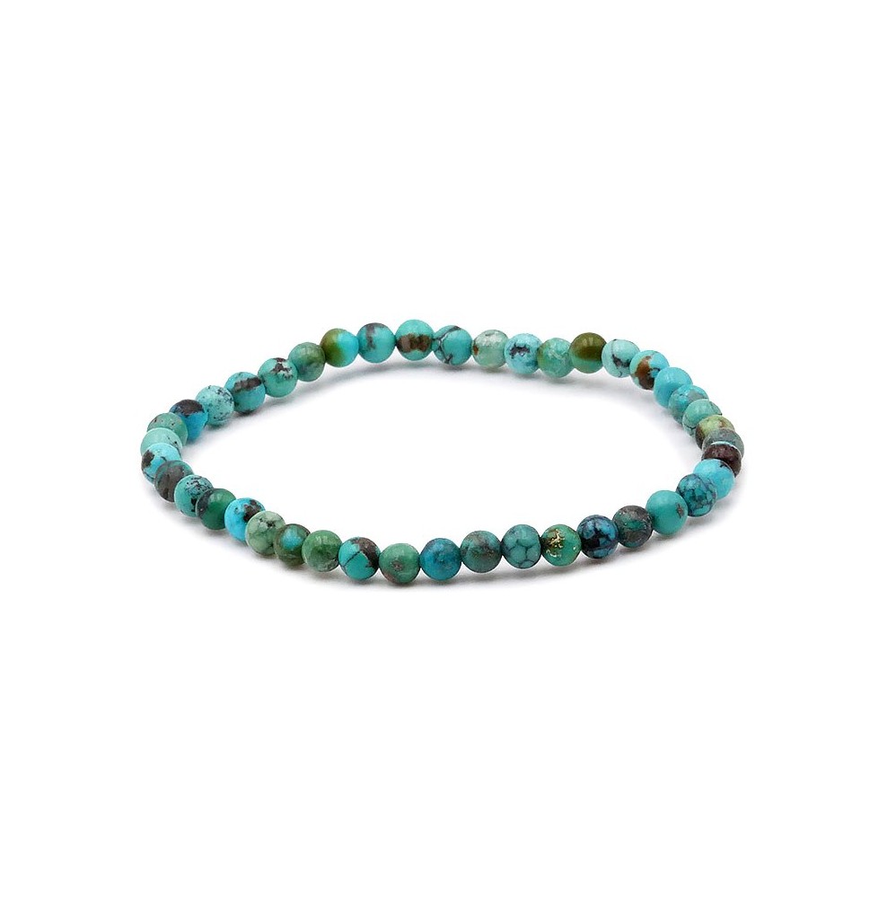 Bracelet élastique en turquoise naturelle